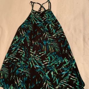 Flowy floral tank top